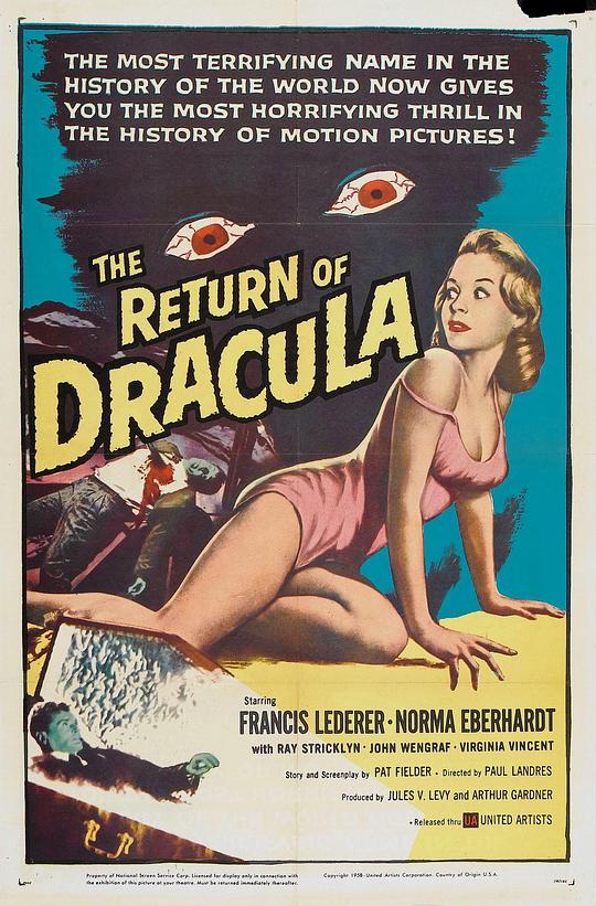 德古拉归来The Return of Dracula(1958)插图%4K电影下载_3D影视资源_杜比视界迅雷下载