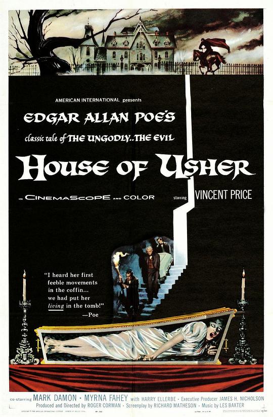 厄舍古厦的倒塌House of Usher(1960)插图%4K电影下载_3D影视资源_杜比视界迅雷下载