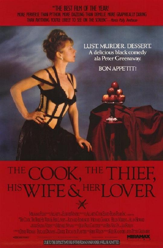 厨师、大盗、他的太太和她的情人The Cook, the Thief, His Wife & Her Lover(1989)插图%4K电影下载_3D影视资源_杜比视界迅雷下载