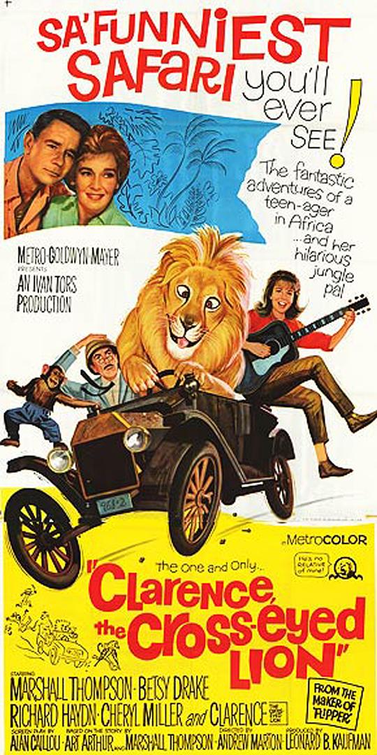 斗鸡眼狮子Clarence, the Cross-Eyed Lion(1965)插图%4K电影下载_3D影视资源_杜比视界迅雷下载