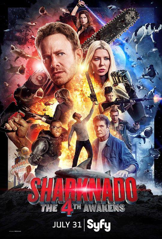 鲨卷风4：四度觉醒Sharknado 4: The 4th Awakens(2016)插图%4K电影下载_3D影视资源_杜比视界迅雷下载