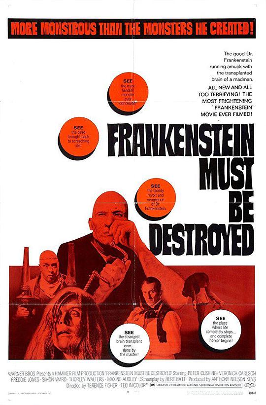 致命科学怪人Frankenstein Must Be Destroyed(1969)插图%4K电影下载_3D影视资源_杜比视界迅雷下载