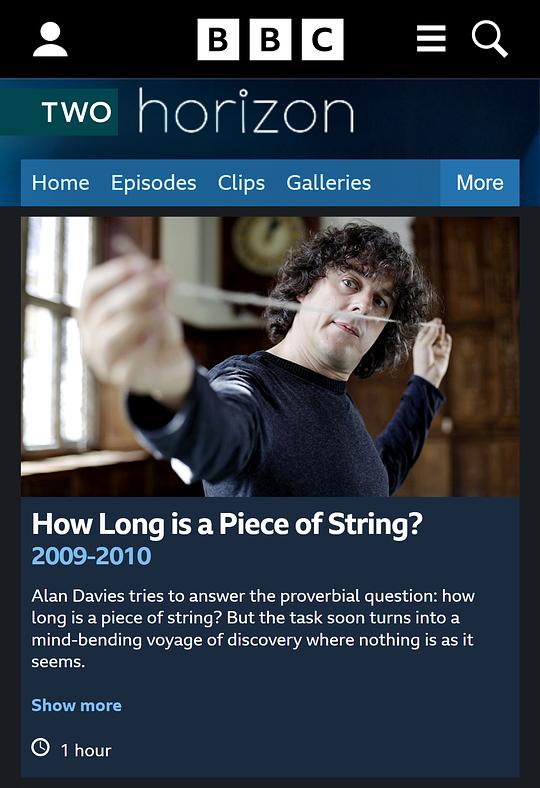 地平线系列：一根绳子有多长？"Horizon" How Long Is a Piece of String?(2009)插图%4K电影下载_3D影视资源_杜比视界迅雷下载