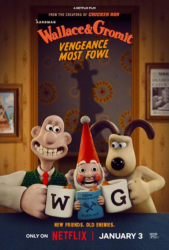 超级无敌掌门狗：企鹅的复仇Wallace & Gromit: Vengeance Most Fowl(2024)插图%4K电影下载_3D影视资源_杜比视界迅雷下载