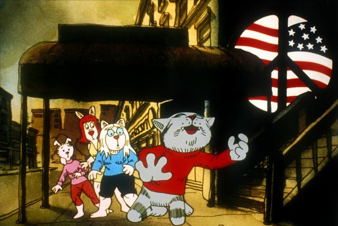 怪猫菲力兹Fritz the Cat(1972)插图1%4K电影下载_3D影视资源_杜比视界迅雷下载